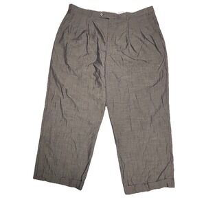 Phat Farm Premium Men's Dress Pants Brown Pleated 38x30 Y2K Vintage